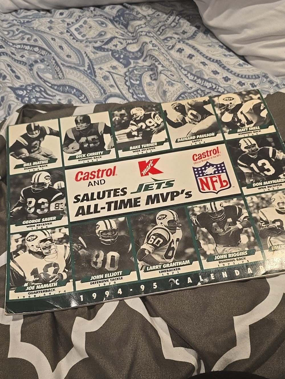 Astr Jets All-Time MVPs Calendar (Green/White) 1994